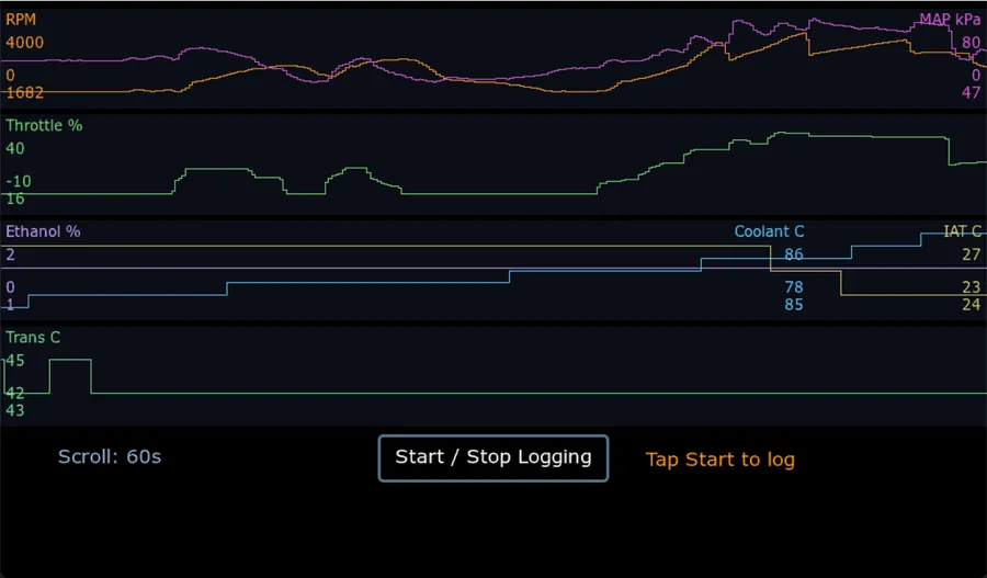 Helm Commander data logging